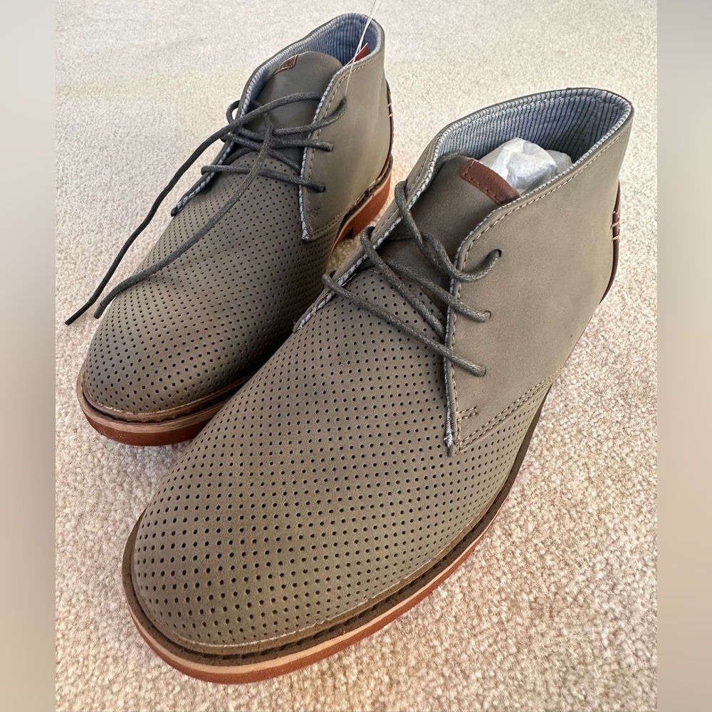 Deer Stags Boys Size 4 Gray Ballard 2‎ Chukka NWT - Picture 6 of 6